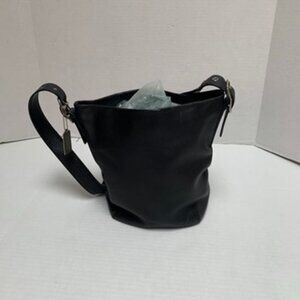 Coach Vintage Black Leather Shoulder/Crossbody Medium Soho Bag 9186